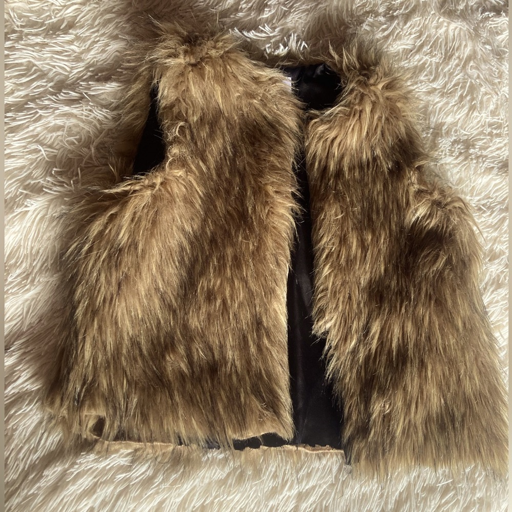 Petite fuzzy vest